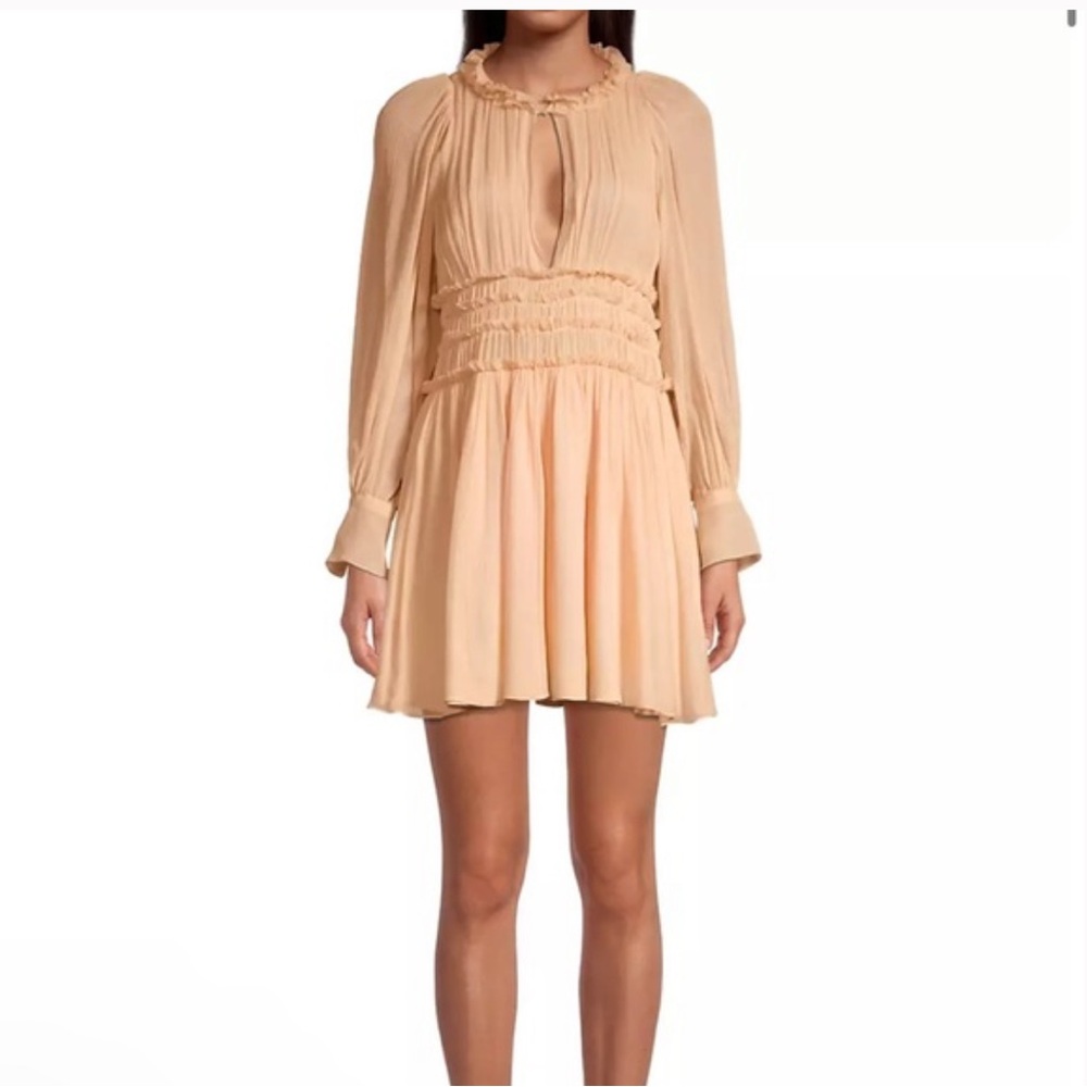 🎄 REBECCA TAYLOR Ladies Silk Chiffon Dress